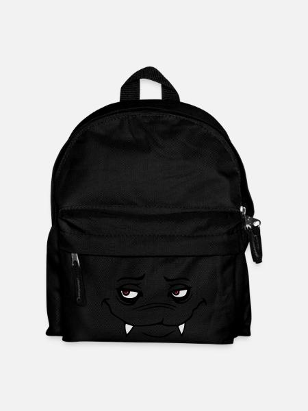 monster - Kinder Rucksack - Schwarz