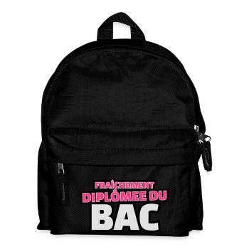 fraîchement diplomée du bac - Sac à dos Enfant - noir - Devant