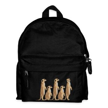 Meerkat series - Kids' Backpack - black - Front