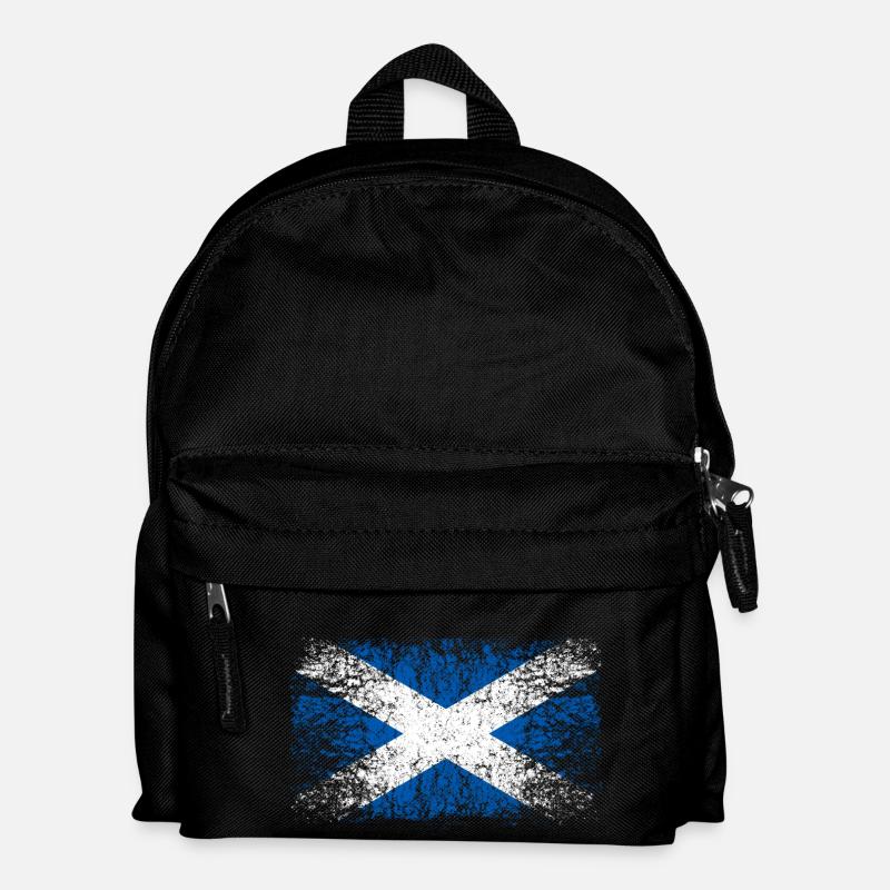 Schottland 002 AllroundDesigns - Kinder Rucksack - Schwarz