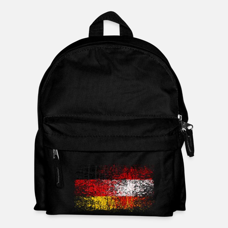 Deutschland Österreich 002 - Kinder Rucksack - Schwarz