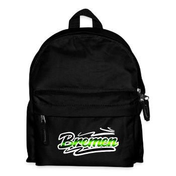 Bremen - Kinder Rucksack - Schwarz - Vorne