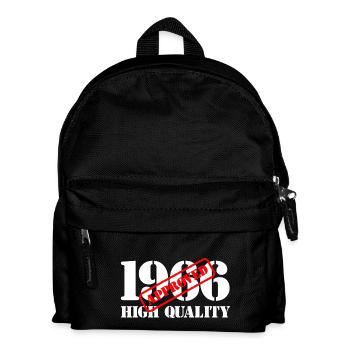 1966 / Geburtstag / Geburtstag 1966 / Qualität - Kinder Rucksack - Schwarz - Vorne