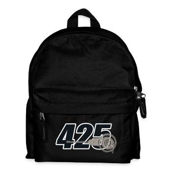 425 German Motorcycle AWO DDR - Kids' Backpack - black - Front