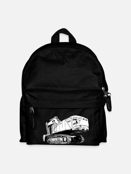 Excavator - Kids' Backpack - black