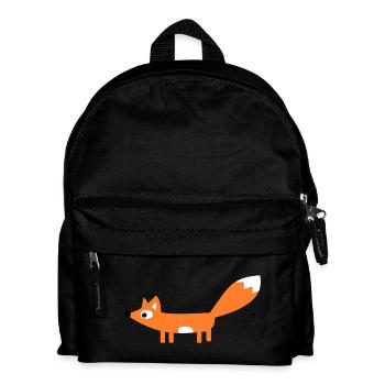 fox - Kids' Backpack - black - Front