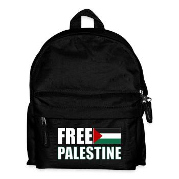 Free Palestine - Kids' Backpack - black - Front
