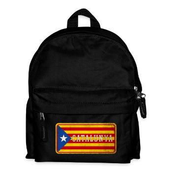 Catalonia Vintage Sign - Kids' Backpack - black - Front