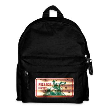 Mexiko Cowboy Schild - Kinder Rucksack - Schwarz - Vorne
