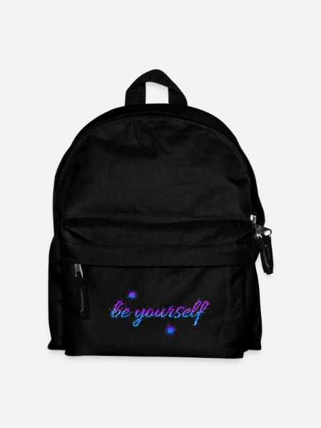 be yourself - Kids' Backpack - black