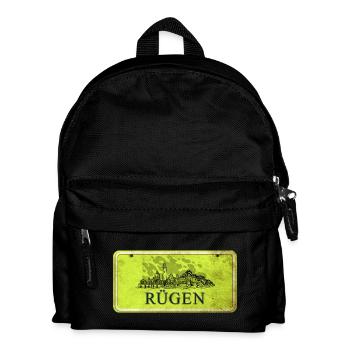 Rügen vintage sign - Kids' Backpack - black - Front