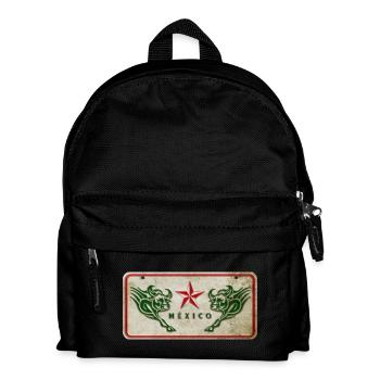 Mexico Bull Shield - Kids' Backpack - black - Front