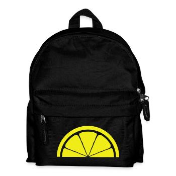 Lemon Design - Kids' Backpack - black - Front