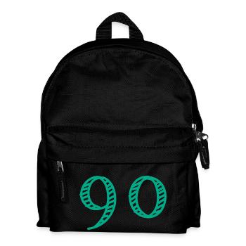 90 ANS. 90e ANNIVERSAIRE. ANNIVERSAIRE 90 ANS. 90 - Sac à dos Enfant - noir - Devant