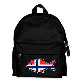 Norway Fishing Fish Angler Fishing - Kids' Backpack - black - Front