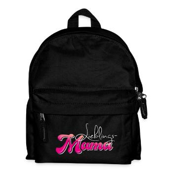 Lieblingsmama - Muttertag - Kinder Rucksack - Schwarz - Vorne