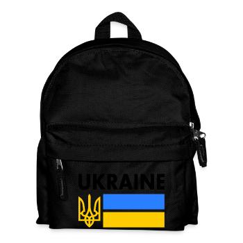 Ukraine - Kids' Backpack - black - Front