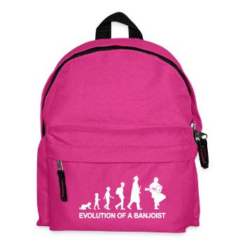 Entwicklung eines Banjospielers - Kinder Rucksack - Fuchsia - Vorne