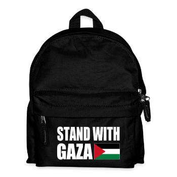 Stand with gaza - Kinder Rucksack - Schwarz - Vorne