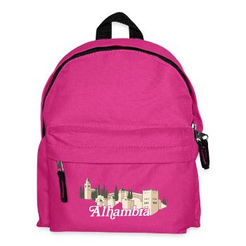 Alhambra (dark) - Kids' Backpack - fuchsia - Front