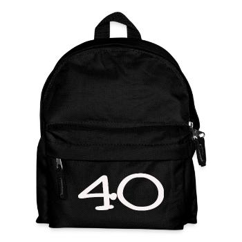 40. 40 ANS. 40e ANNIVERSAIRE. ANNIVERSAIRE 40 ANS. - Sac à dos Enfant - noir - Devant
