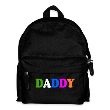 Daddy - Kids' Backpack - black - Front