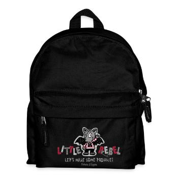 Little Rebel - Faisons des problèmes - Sac à dos Enfant - noir - Devant