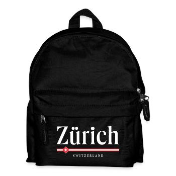 Zurich, Suisse - Sac à dos Enfant - noir - Devant