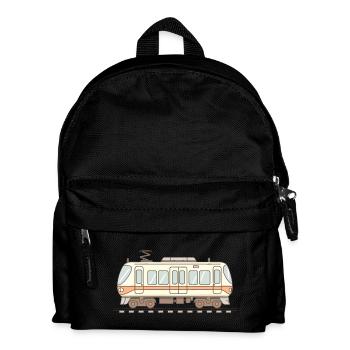 Look de bande dessinée ferroviaire - Sac à dos Enfant - noir - Devant
