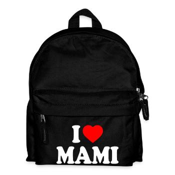 I love mami - Kids' Backpack - black - Front