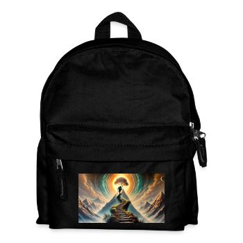 Der Weg nach oben - Kinder Rucksack - Schwarz - Vorne