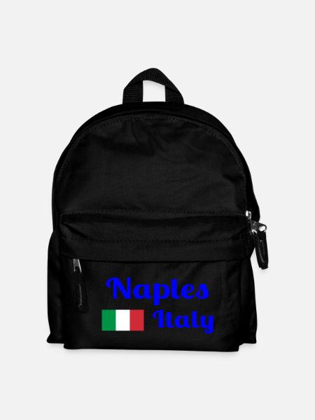 Naples Italia - Stylish prints - Kids' Backpack - black