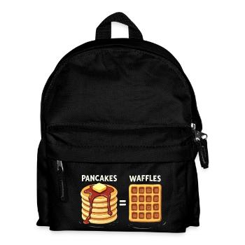 Pancakes and waffles - Kids' Backpack - black - Front