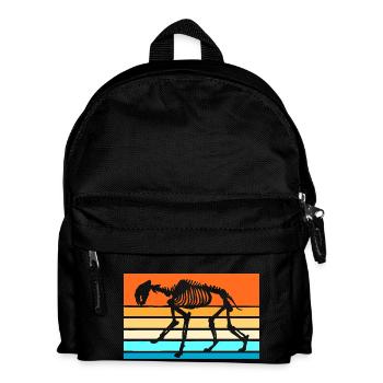 Sabre-toothed tiger - Kids' Backpack - black - Front