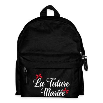 La future mariée noeud - Sac à dos Enfant - noir - Devant