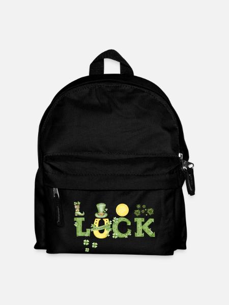 the luck is near - Kinder Rucksack - Schwarz