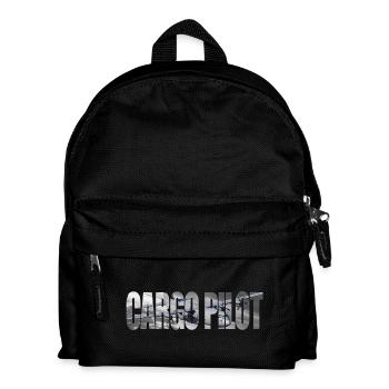 Cargo pilot C-130 - Kids' Backpack - black - Front
