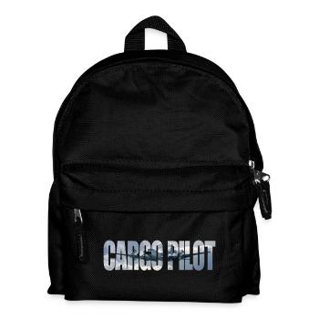 Cargo pilot DC-4 - Kids' Backpack - black - Front
