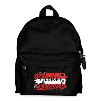 Flag Austria Lower Austria - Kids' Backpack - black - Front