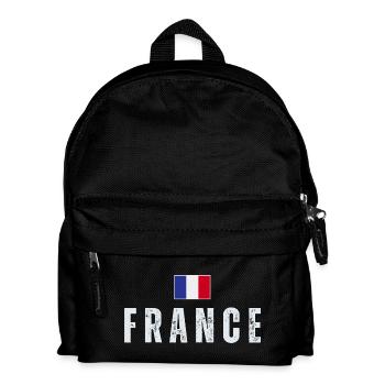 Flag of France, French pride - Kids' Backpack - black - Front
