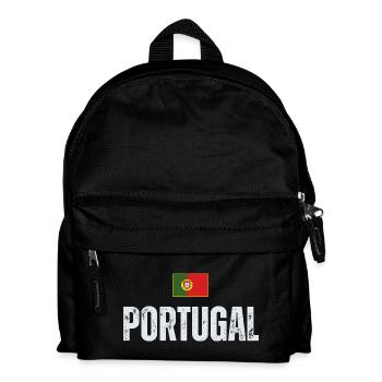 Drapeau portugais, fierté portugaise - Sac à dos Enfant - noir - Devant