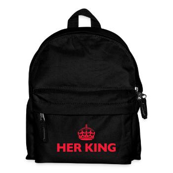 Ihr König - Kinder Rucksack - Schwarz - Vorne