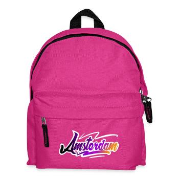 Amsterdam - Kinder Rucksack - Fuchsia - Vorne