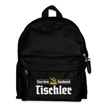 Tischler Handwerk Zunftzeichen Zunft Handwerker - Kinder Rucksack - Schwarz - Vorne