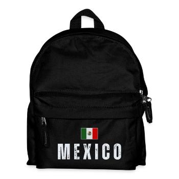 I love Mexico, flag of Mexico - Kids' Backpack - black - Front
