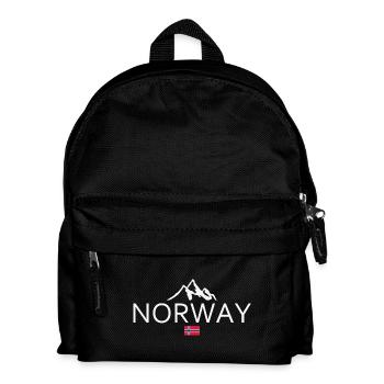 Norway - Norge - Norway - Flag - Scandinavia - Kids' Backpack - black - Front