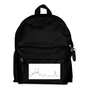 "Share The Gains" T-Shirt mit Grafik - Kinder Rucksack - Schwarz - Vorne