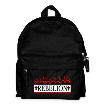 DIE REBELLION ROT. - Kinder Rucksack - Schwarz - Vorne