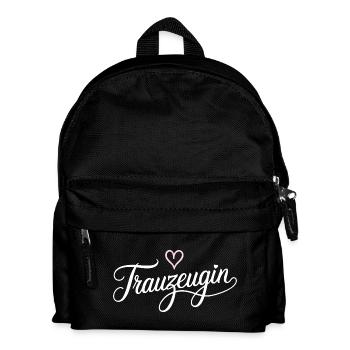 Célébration de mariage de demoiselle d’honneur - Sac à dos Enfant - noir - Devant