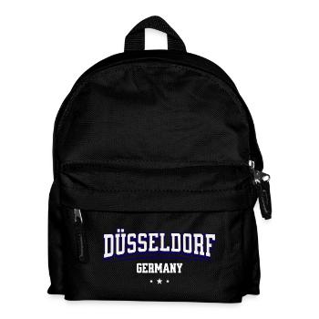 Dusseldorf Germany Varsity Logo - Kids' Backpack - black - Front